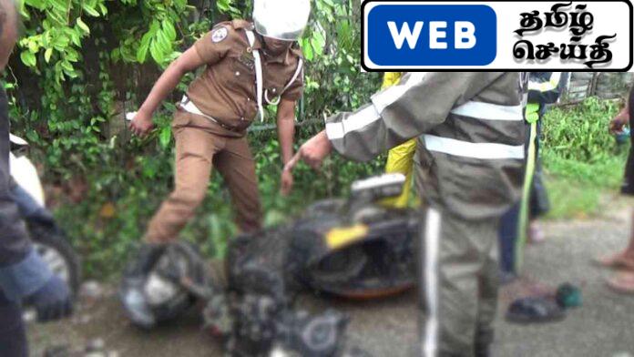 மோட்டர் சைக்கிள் மீது கார் மோதி விபத்து - ஒருவர் உயிரிழப்பு