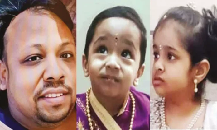 குழந்தைகளை கொன்று, மனைவியுடன் கம்ப்யூட்டர் என்ஜினீயர் தற்கொலை