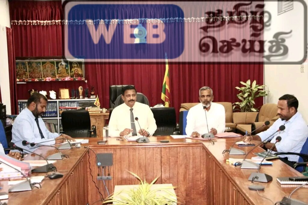 யாழில் பனை மரங்கள் தறிப்பது தொடர்பான விடயங்கள் குறித்தான கலந்துரையாடல்