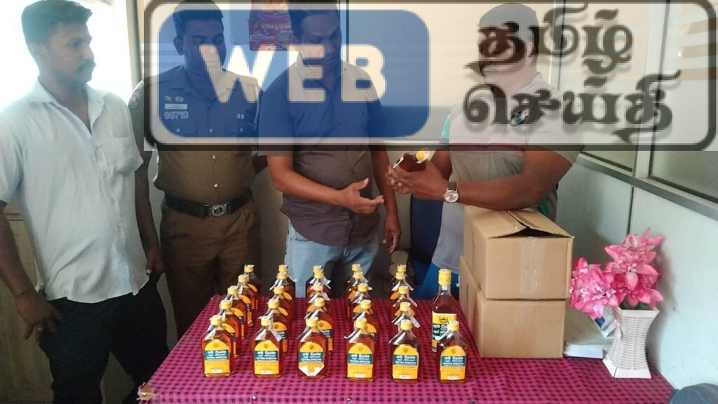 யாழில் சட்டவிரோதமாக மதுபானம் விற்பனை செய்த பெண் கைது