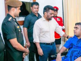 சுகாதார விடுதிக்குச் சென்று அங்கு தங்கி சிகிச்சை பெற்று வரும் படையினரின் நலன் குறித்து விசாரித்த ஜனாதிபதி