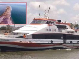 ராமர் பாலத்தில் 1 கி.மீ. துாரம் நடந்து சென்று தரிசிக்கும் வகையில் நாகை - காங்கேசன்துறை கப்பலில் பயணிப்போருக்கான அரிய வாய்ப்பு