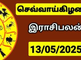 இன்றைய ராசி பலன் - 13-05-2025