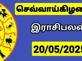 இன்றைய ராசி பலன் - 20-05-2025