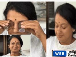 இந்தியாவின் புனேவைச் சேர்ந்த பெண் தனது சிறுநீரால் தினமும் கண்களை கழுவும் பெண்