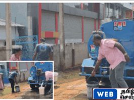 வவுனியா மாநகரசபை உறுப்பினர் நீர் விநியோகம் தடைப்பட்டிருந்த பகுதிகளில் சொந்த நிதியில் நீர் விநியோகம்