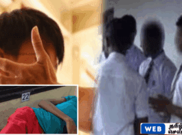 பிரபல தேசிய பாடசாலை ஒன்றில் சக மாணவனை தாக்கிய மாணவன்