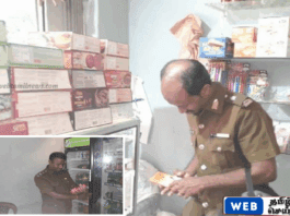 முல்லைத்தீவு புதுக்குடியிருப்பு பிரதேச செயலகத்திற்குட்பட்ட பகுதிகளில் வர்த்தக நிலையங்களில் திடீர் சோதனை