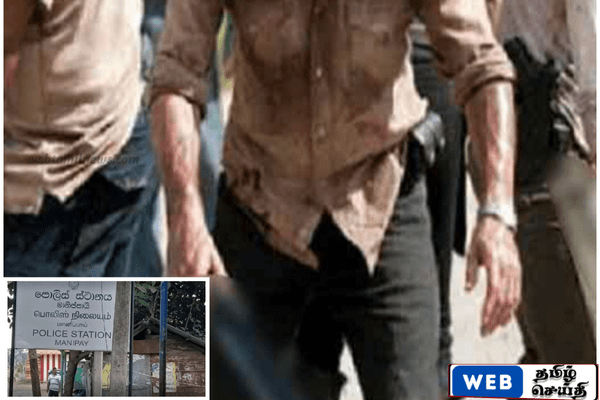 யாழ் மானிப்பாயில் மோட்டார் சைக்கிளில் பயணித்த நபர் மீது வாள்வெட்டு தாக்குதல்