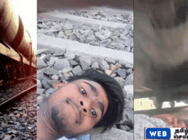 ஓடும் ரயிலுக்கு கீழே படுத்து வீடியோ எடுத்த நபர் -இணையதளத்தில் வைரல்