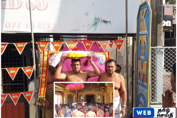 நல்லூர் திருவிழா: கொடிச்சீலை பக்திபூர்வமாக நல்லூர் ஆலயத்திற்கு கொண்டுவரப்பட்டது
