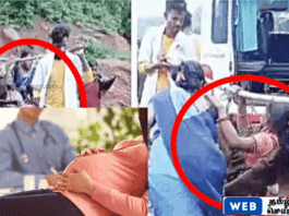 இந்தியாவில் பிரசவ வலியால் துடித்த கர்ப்பிணியை நாற்காலியில் சுமந்து சென்ற கிராம மக்கள்