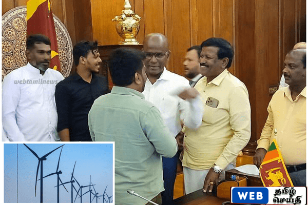 மன்னார் காற்றாலை மின் உற்பத்தி திட்டம் தற்காலிகமாக நிறுத்தம்