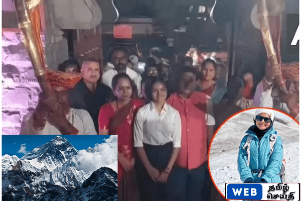 கடுமையான குளிரையும் மீறி மவுண்ட் எல்பிரஸ் சிகரத்தில் 13 வயது சிறுமி சாதனை