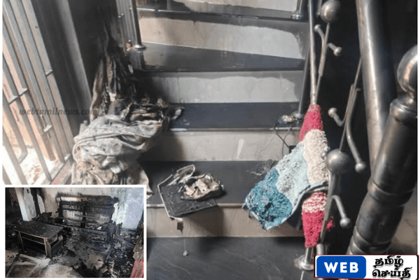 குடும்பத் தகராறில் தீ வைத்த கணவன் – வீட்டில் உரிமையாளர் ஓட்டமாவடி பொலிஸாரால் கைது