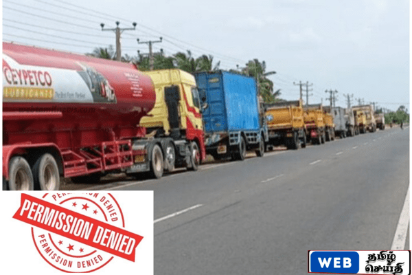 கிளிநொச்சியில் பாடசாலை நேரத்தில் கனரக வாகனங்களுக்கு அனுமதி இல்லை