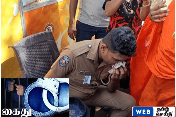 நீதிமன்ற வளாக போராட்டம் – பொலிஸ் அதிகாரி மீது தாக்குதல் நடத்திய சந்தேகநபர் கைது