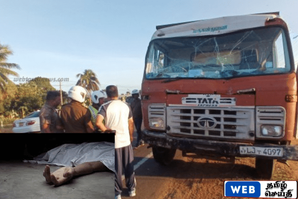 டிப்பர்–மோட்டார் சைக்கிள் மோதல்: கிளிநொச்சியில் ஒருவர் உயிரிழப்பு