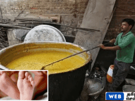 திண்டுக்கலில் கறிக்குழம்பு சட்டியில் விழுந்த 2 வயது குழந்தை உயிரிழப்பு