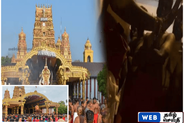சிவப்பு சால்வை அணிந்த குழுவின் அத்துமீறல் – நல்லூர் கைலாசவாகனத்தில் குழப்பம்