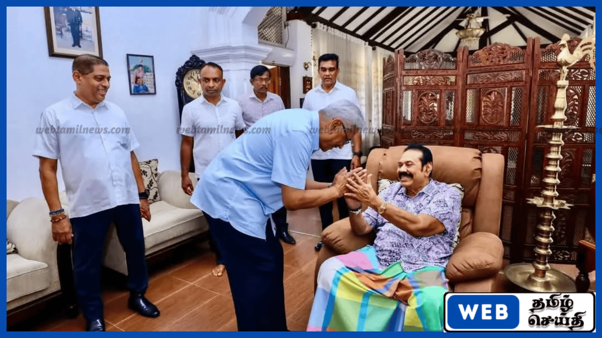 தங்காலை கார்ல்டன் இல்லத்தில் ராஜபக்ஷ சகோதரர்கள் நீண்ட உரையாடல்